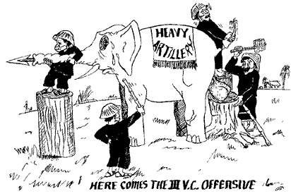 Cartoon about VC Offensive